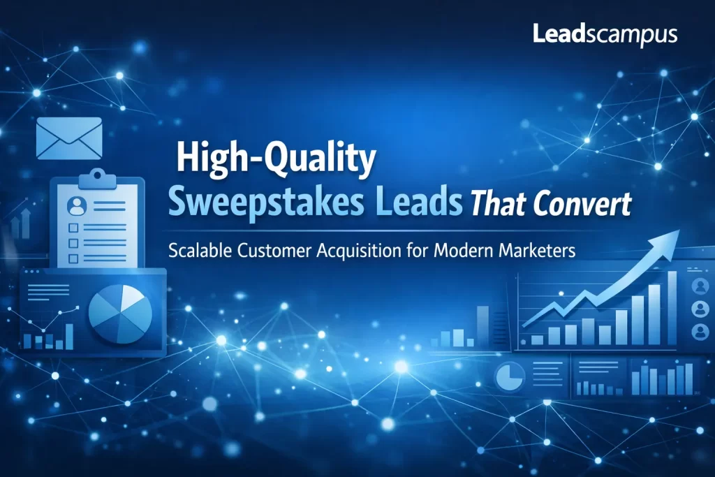 Buy High-Quality Sweepstakes Leads That Convert