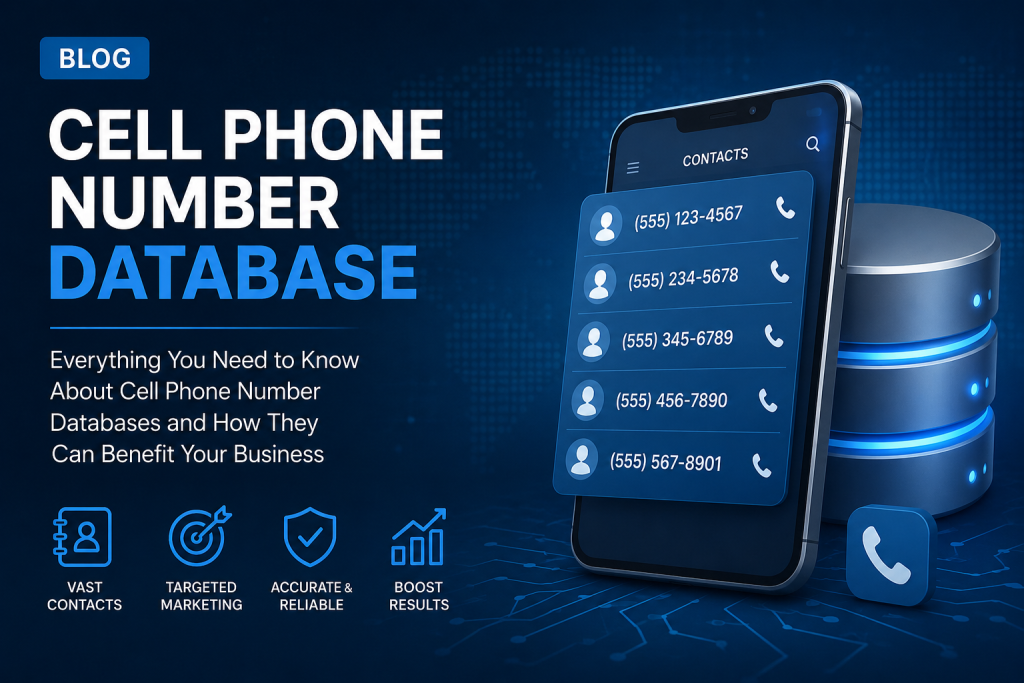 cell phone number database